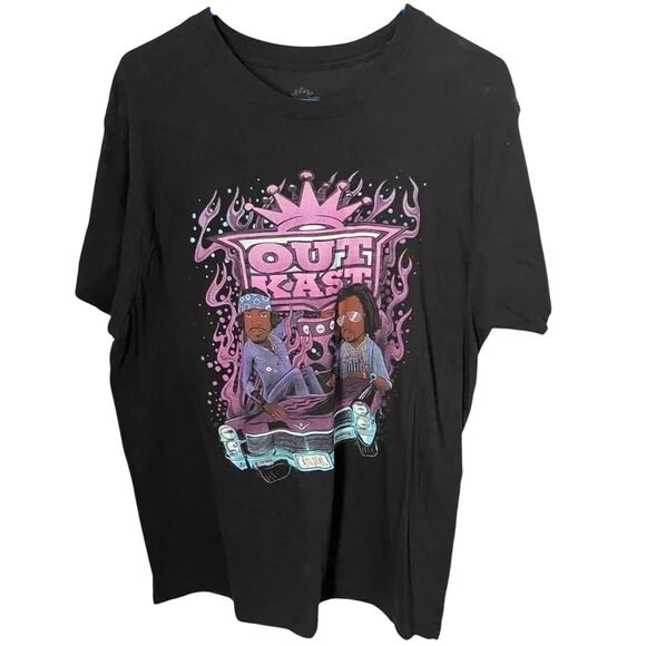 OutKast Band Animated Short Sleeve T-shirt, Size Unisex XL or 2XL - Picture 1 of 9